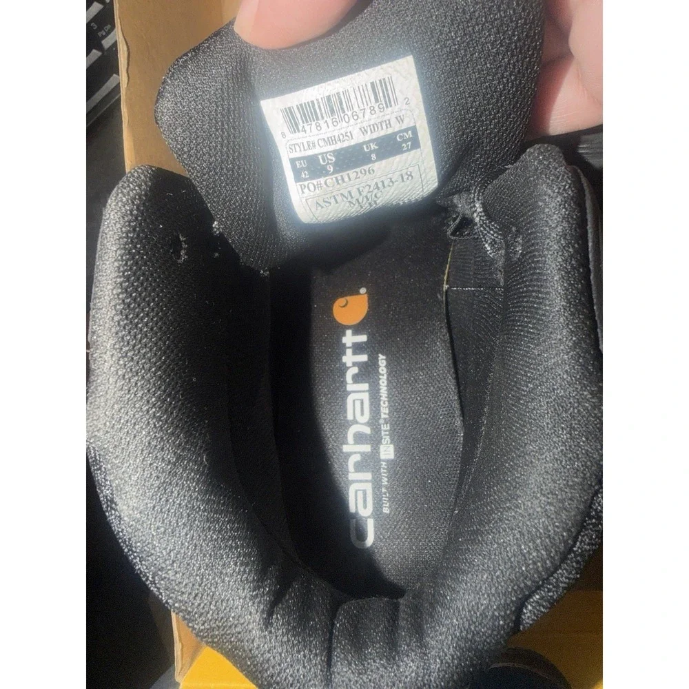 Carhartt Lightweight Steel Toe Work Hiker Men's Size 9W